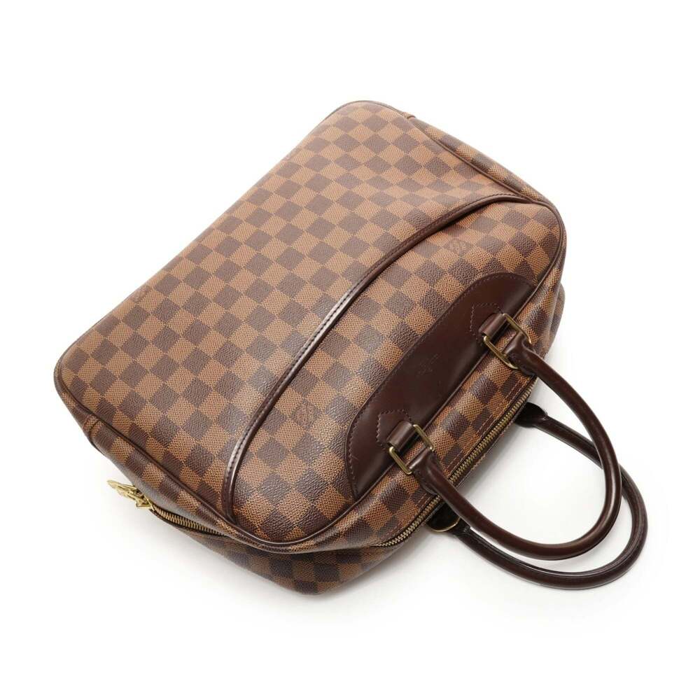 LOUIS VUITTON Authentic Brown Deauville Boston Bag - Picture 8 of 11